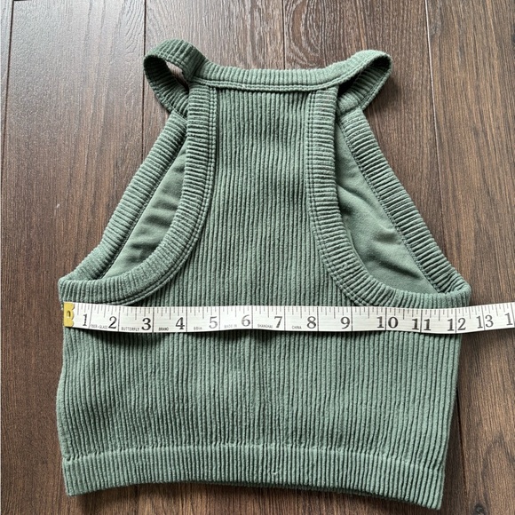 AERIE Cropped Ribbed Tank Top - Picture 4 of 9